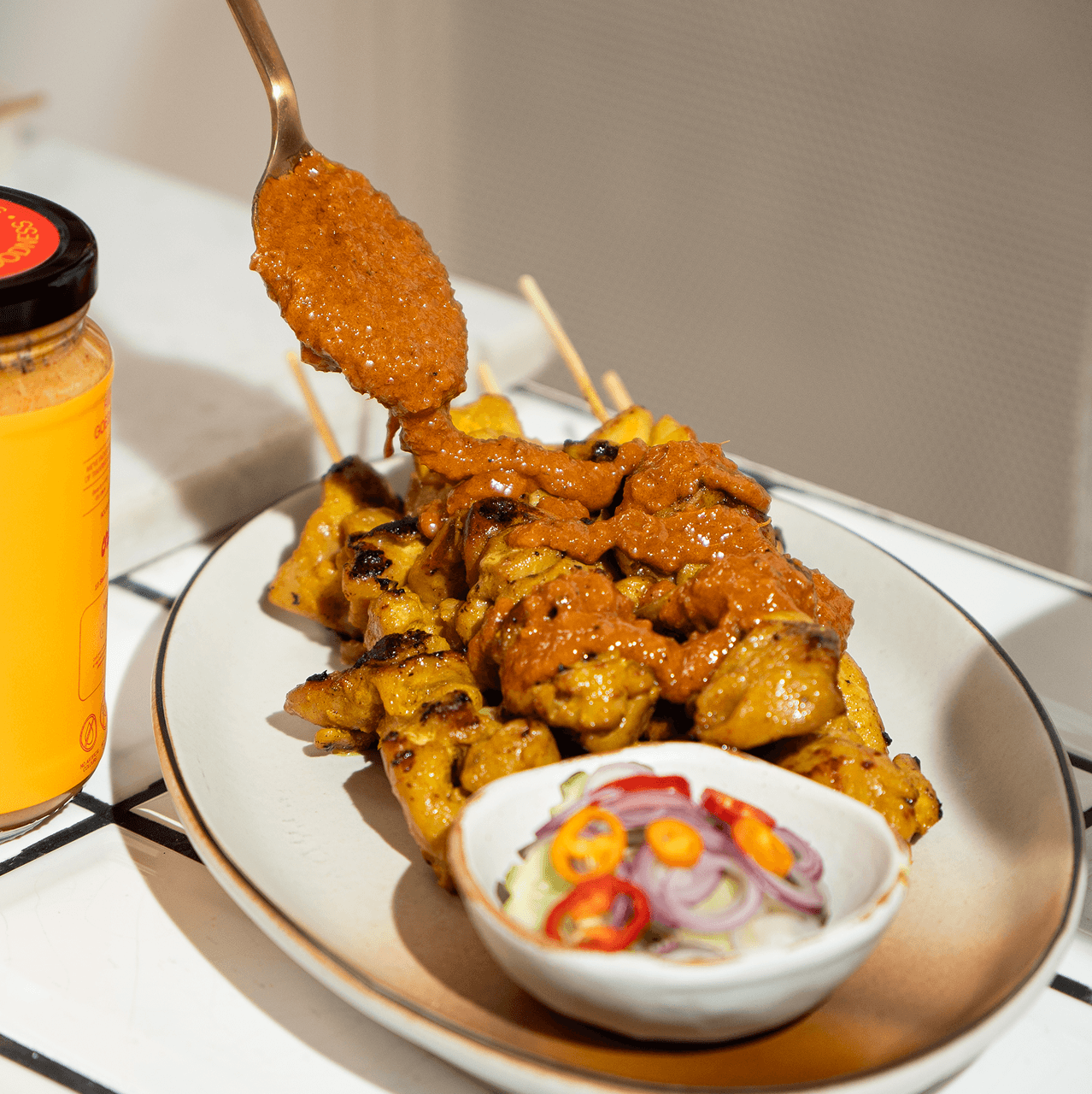 Sunflower Seed Satay
